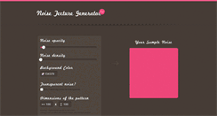 Desktop Screenshot of noisetexturegenerator.com